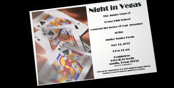 Prom theme A Night in Vegas
