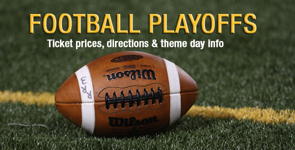 Ticket information for football playoff game