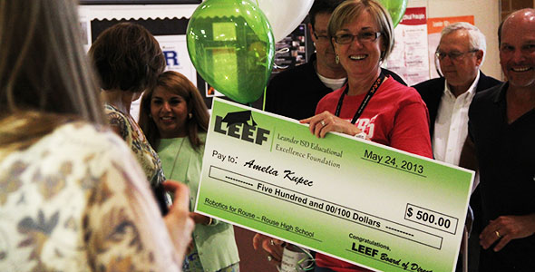 LEEF Grants awarded to two teachers
