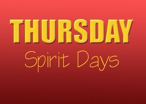 Themes for Thursday Spirit Days