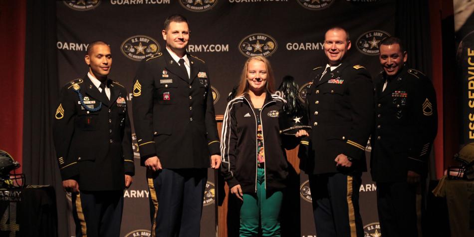 Colorguard member invited to perform at U.S. Army All-American game