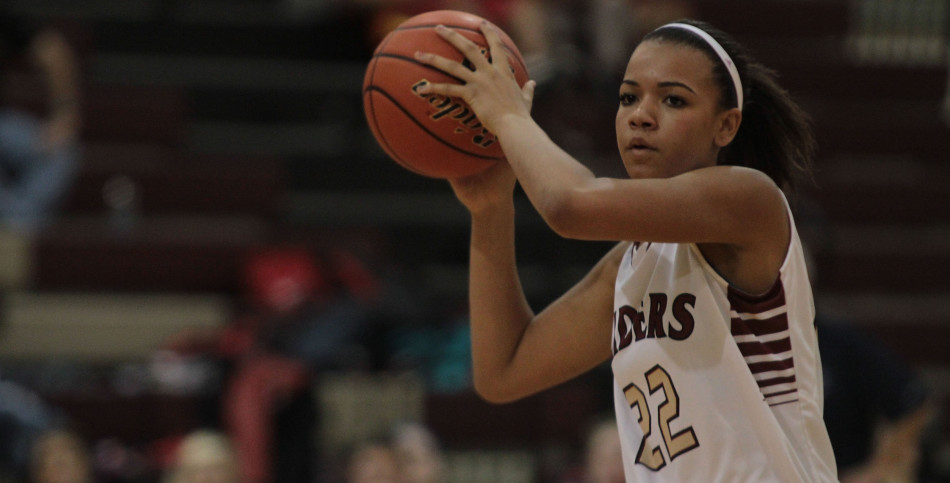 Fresh shooter: ninth grader Jennifer Parker lands spot on varsity girls team