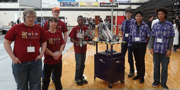 RoboRaiders advance to semis at first contest