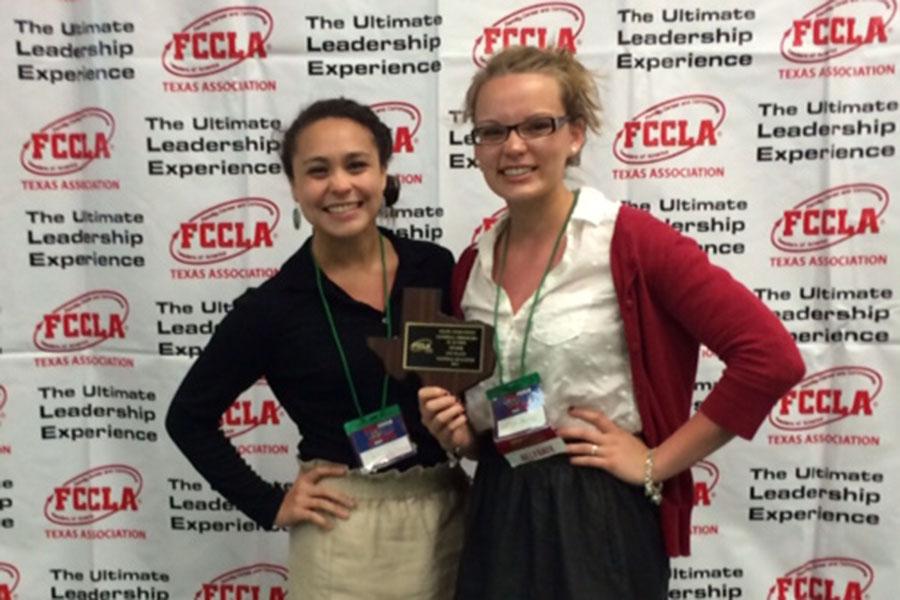 Seniors Kennedy Brown and Ashtyn Phillips won the National Programs in Action category at the FCCLA state competition. The two now move on to compete at nationals in July.
