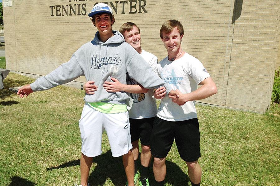 Senior Cameron McCarthy and juniors Dylan and Zane Ritter played in the regional tournament in San Antonio.