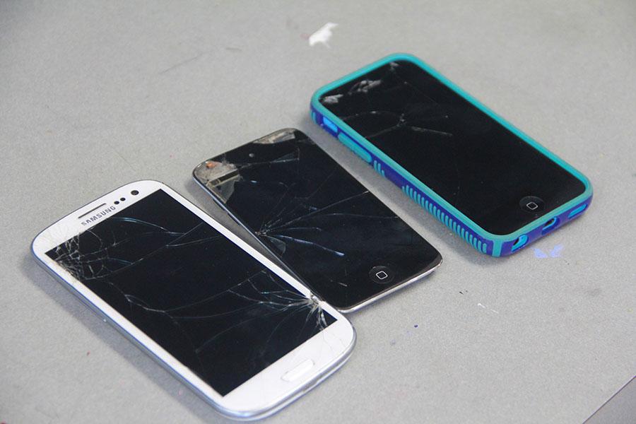 Broken phones a casualty of everyday life