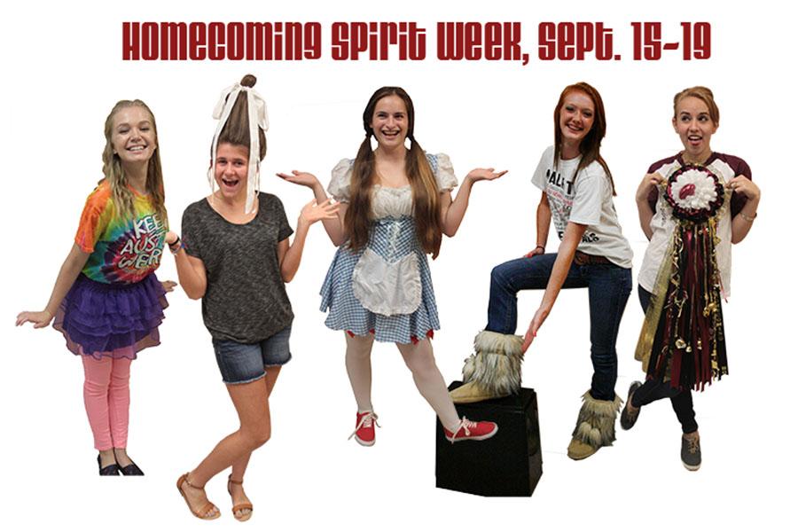 Homecoming Spirit Days, Sept. 15-19