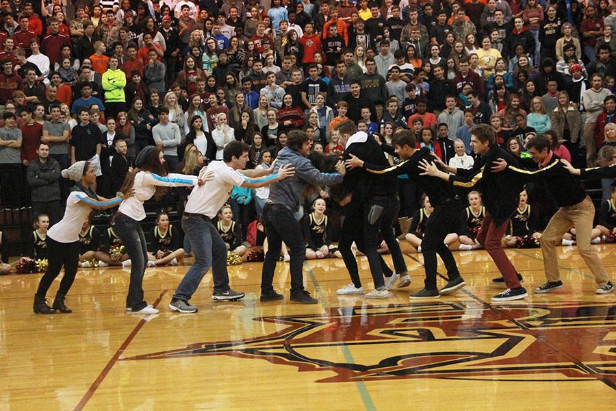 Theatres skit for the Lake Travis pep rally.