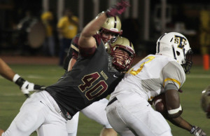 Ashtin Land's photo of Chris Hoad during the Stony Point game won second place for Sports Action Photo in the Newspaper IAAs from ILPC.