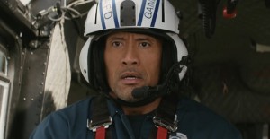 Dwayne Johnson is the firefighter hero in San Andreas, trying to save his family from the wake of destruction.