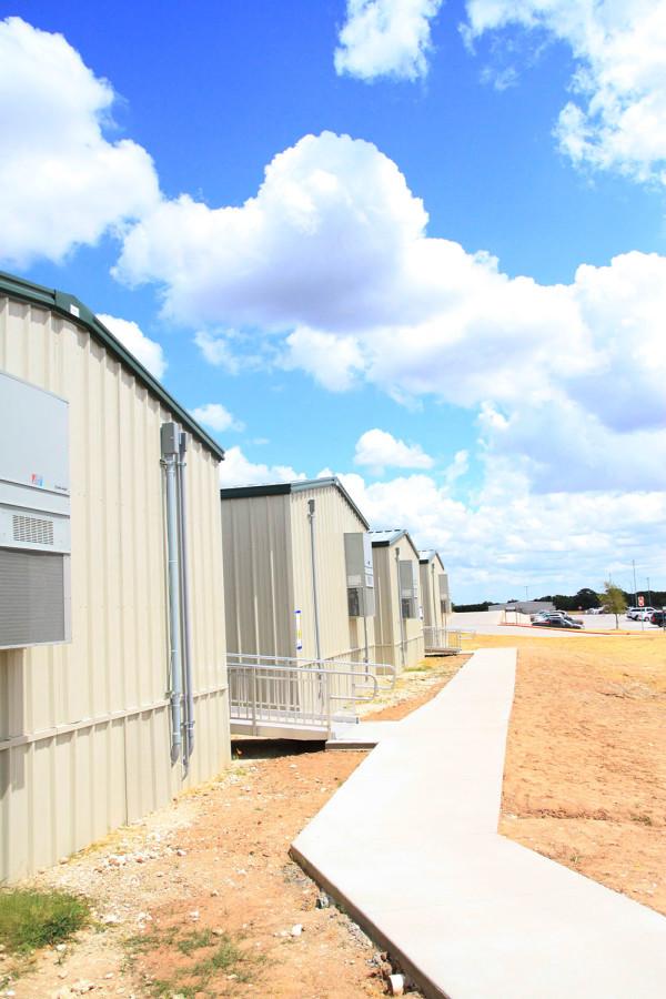 Four portables were added to campus this summer to accommodate Rouse's growing population. Each portable houses two classrooms and can hold a maximum of 49 students.