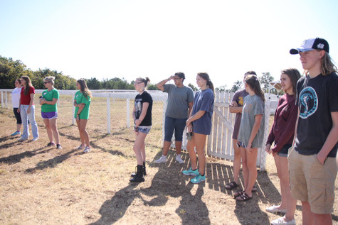 Students attending animal rescue training Saturday, Oct. 17.
