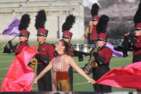 At the UIL Marching Contest, the band received 1s from all three judges.