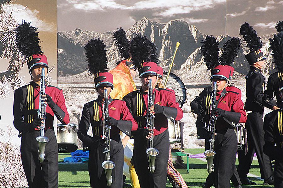 The band performs their show Fragile at the UIL Marching Contest, Oct. 17.