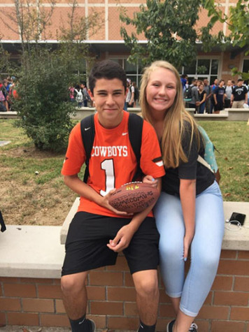 Sophomore OriAnna Nelson asked her longtime friend Jacob Zepeda to Homecoming.