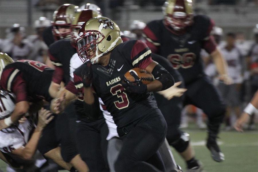 Tyler Morris scores a 49-yard touchdown in the fourth quarter of the Round Rock game.