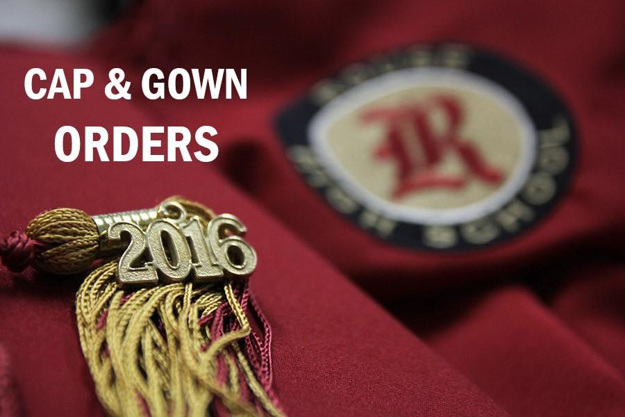Cap and gown orders for seniors