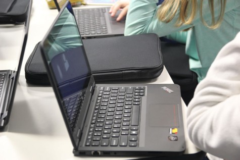The Lenovo laptops include Microsoft and Adobe software and can connect with the school's wireless network.