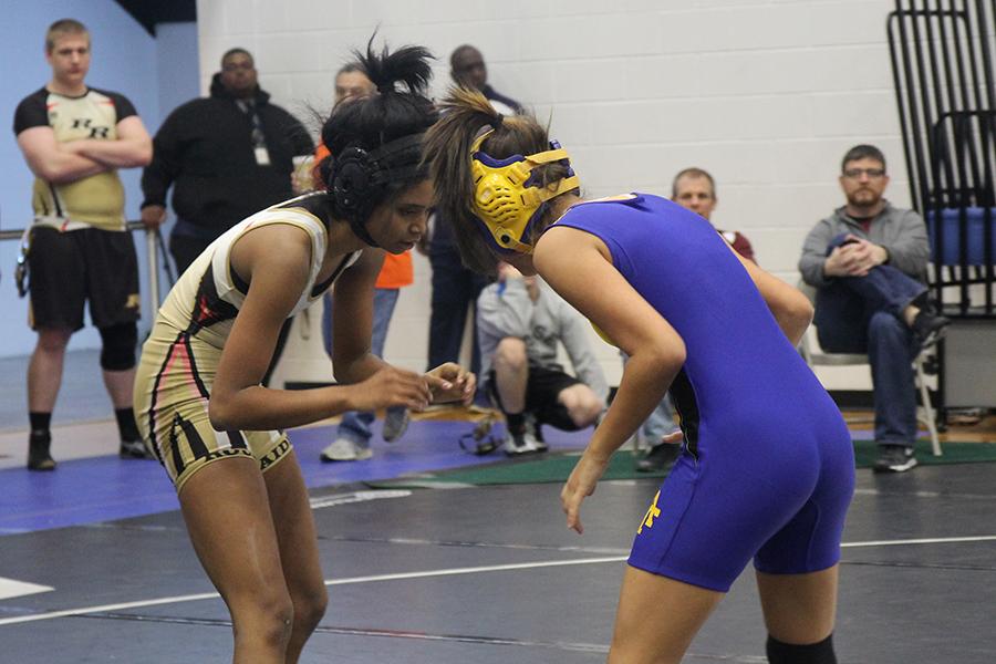 Fourteen+varsity+wrestlers+place+at+district+meet