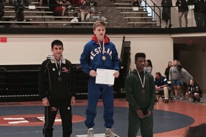 Noah Martinez finished second in the 120 weight class at regionals.