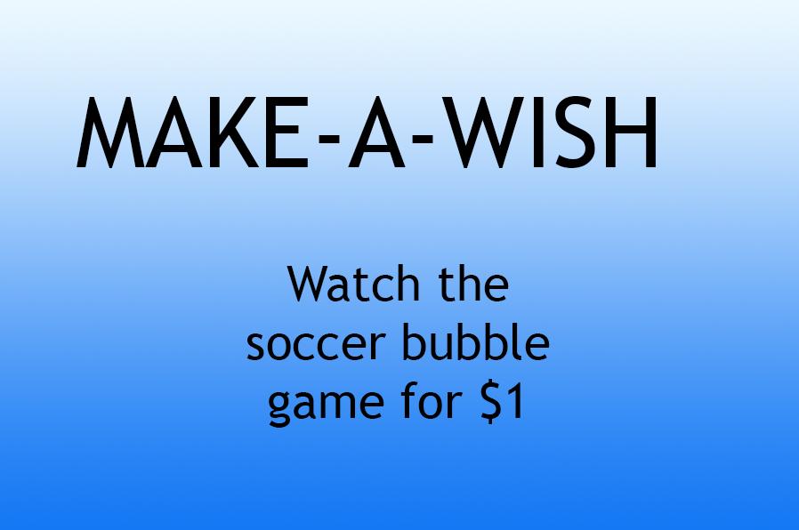 Student Council hosting bubble soccer games for Make-A-Wish