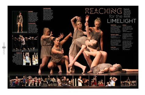 Junior Keesley Stroschein won the Feature Spread category in the Current Individual Achievement Awards contest in the 6A division. The spread, which is featured in the upcoming 2016 Replay, is about the Royals 2015 iDance performances.