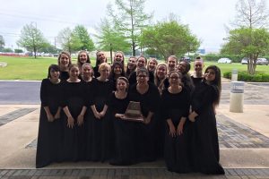 The junior varsity women's choir received superior ratings for singing and sight reading at the UIL Concert and Sight Reading contest.