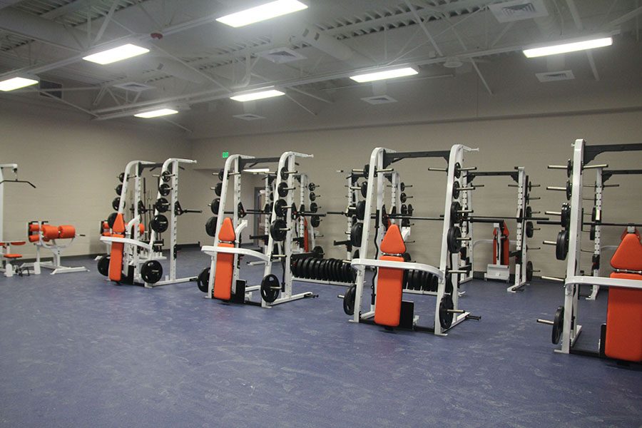 One of three weight rooms at Glenn.