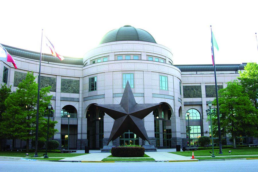 The Texas State History Museum has three floors of Texas history and an IMAX theatre.
