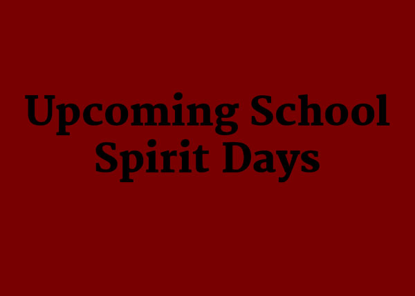 School Spirit Theme Days