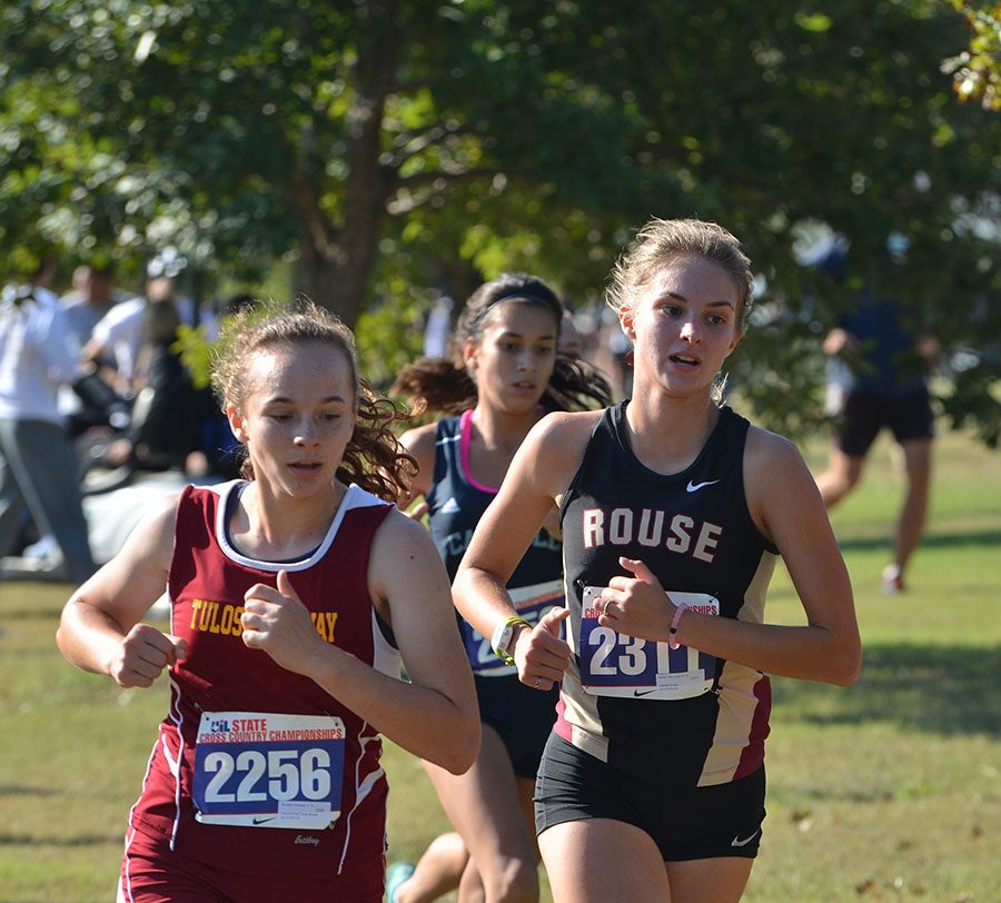 Girls cross country places eighth at state