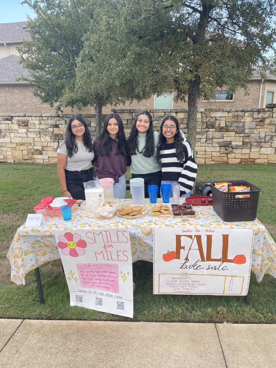 Fall Bake Sale: On October 27, Smiles for Miles held a fall bake sale in Parkside at Mayfield Ranch where they sold chips, brownies, cookies, cake truffles and lemonade.