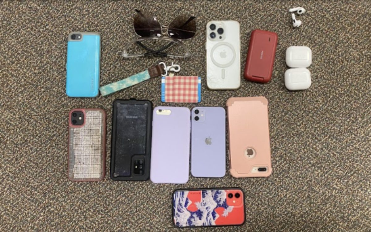 In the AP office, eight phones in total have been returned to the lost and found. Photo by Stephanie Kim.